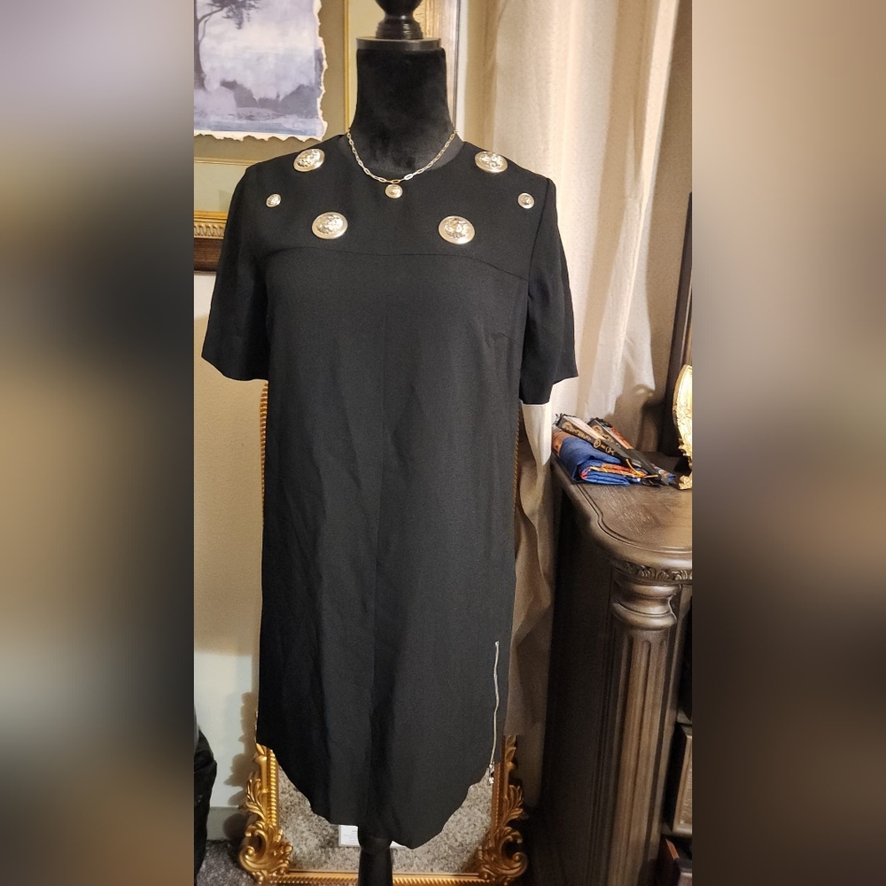 🌟Gianni VERSACE Black Short Sleeve Dress